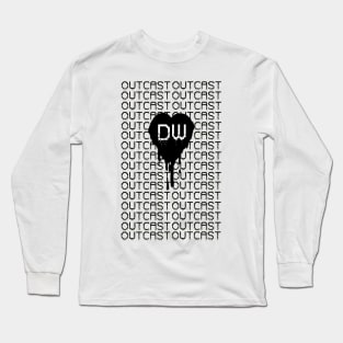 Outcast Matrix Black Logo Long Sleeve T-Shirt